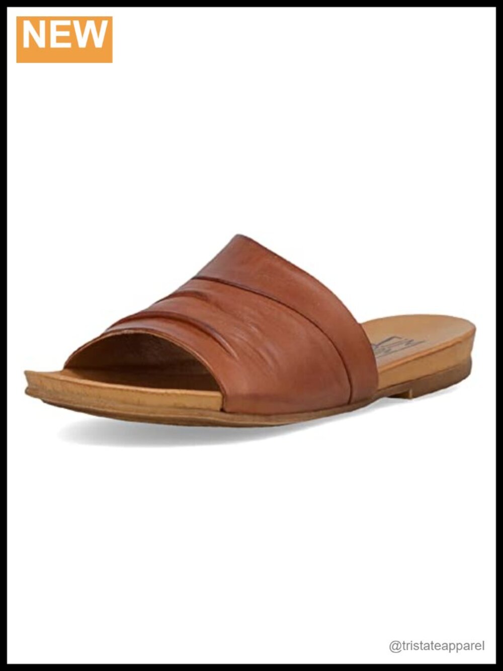 Miz Mooz Aria Leather Slide Sandal Casual Comfort Ankle Strap